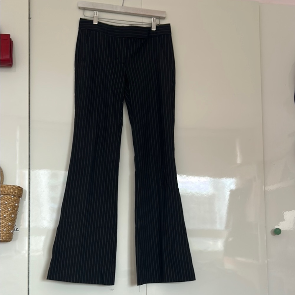 Black Striped Trousers from Theory